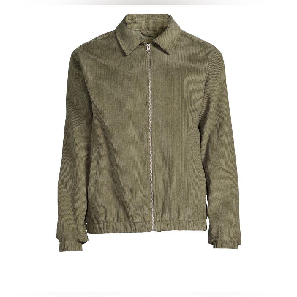 George Men's Full Zip Fashion Corduroy Work Jacket